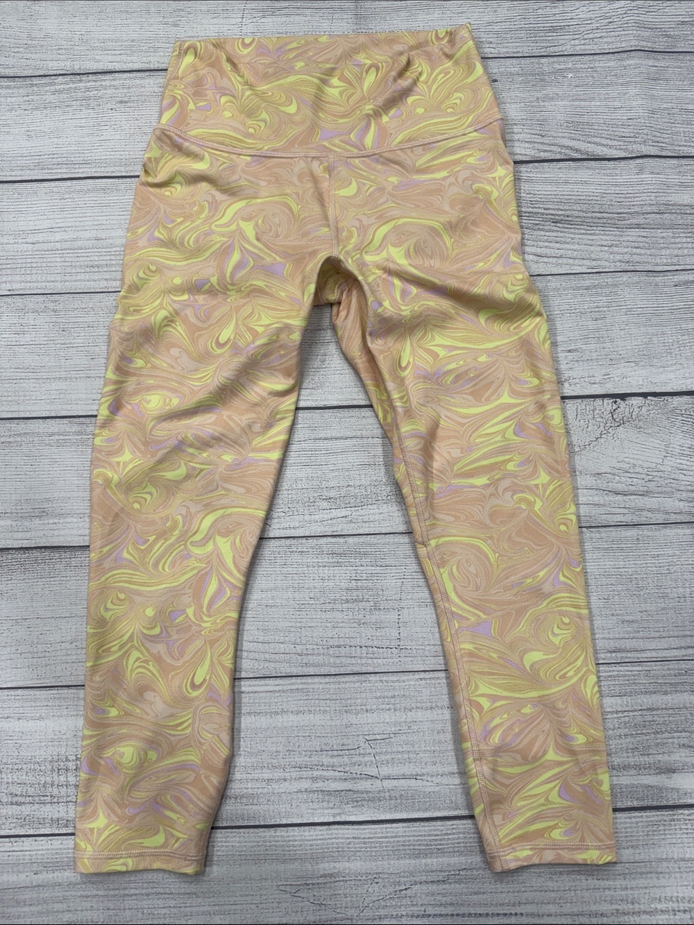Fabletics PowerHold Marble Leggings Youth Size Unknown